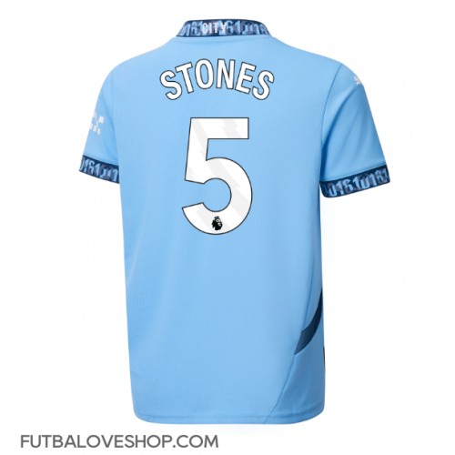 Dres Manchester City John Stones #5 Domáci 2024-25 Krátky Rukáv